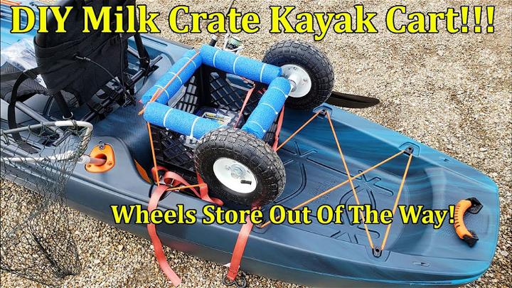 Kayak Milk Crate Cart