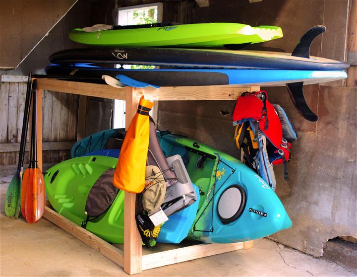 Kayak Storage Rack Garage