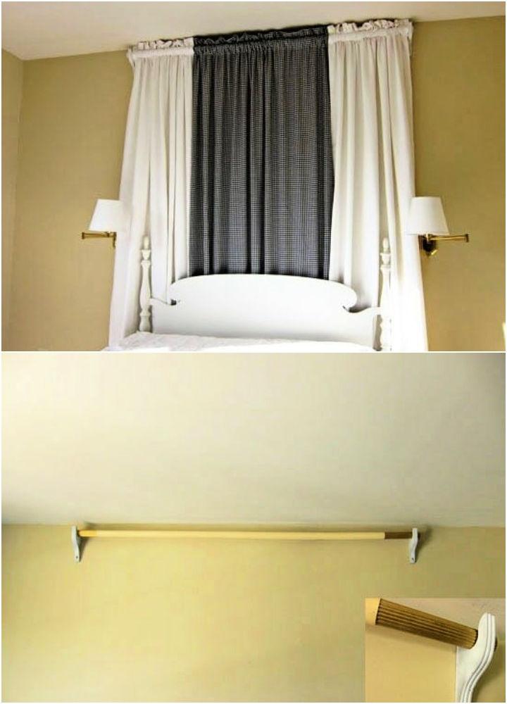 Make Canopy Bed Curtain Rod