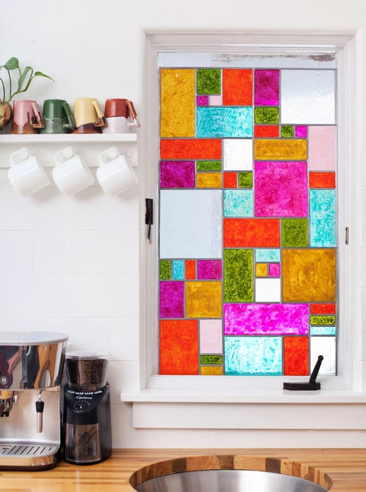 Make Your Own Faux Stained Glass