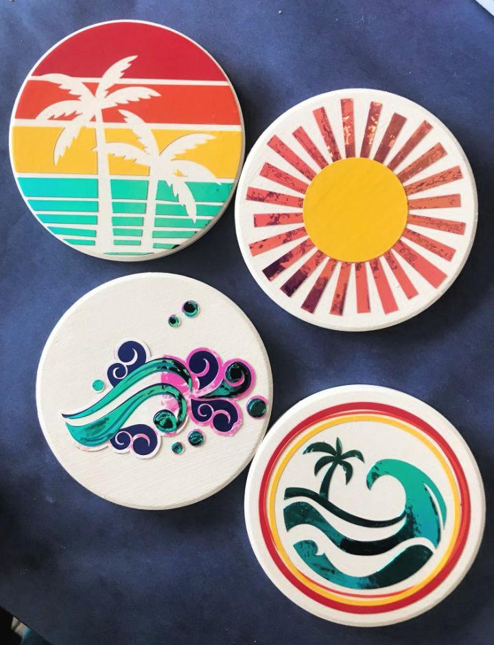 Make Your Own Summer Coasters