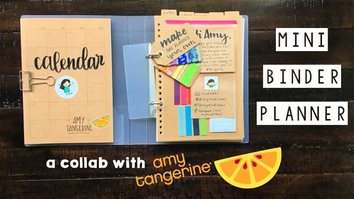 Mini Binder Planner for Amy Tangerine