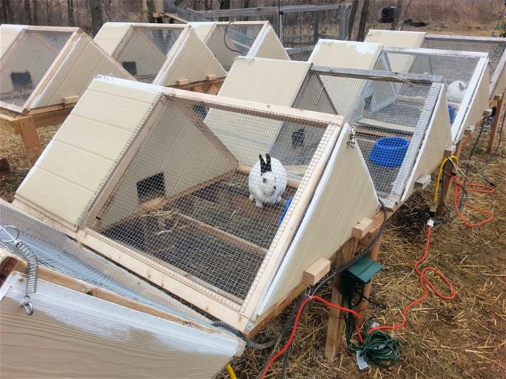 Outdoor A Frame Rabbit Hutch Plans For Multiple Rabbits