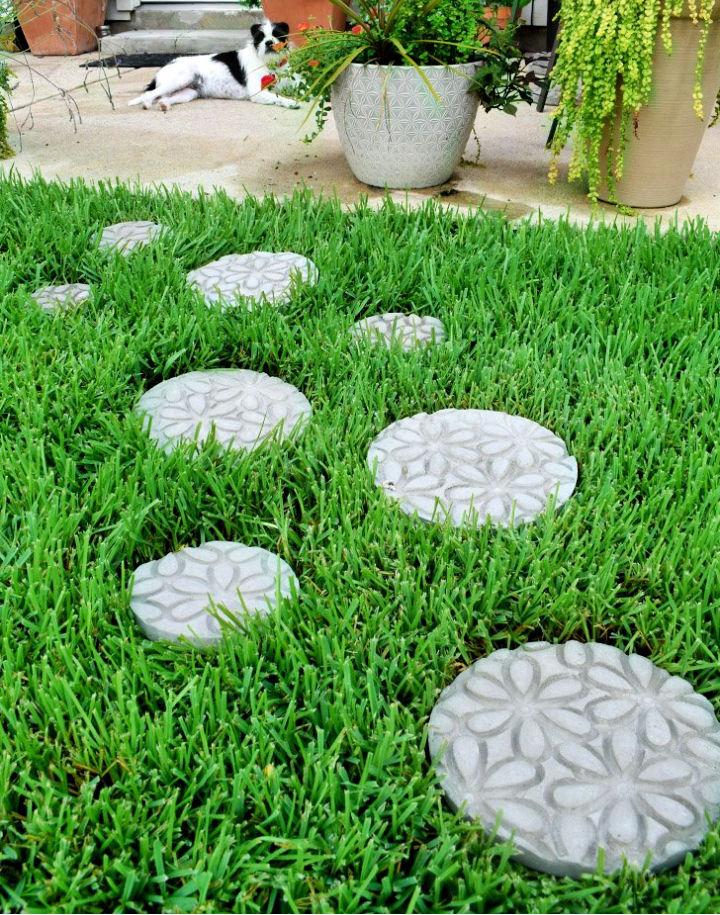 Outdoor Embossed Stepping Stones