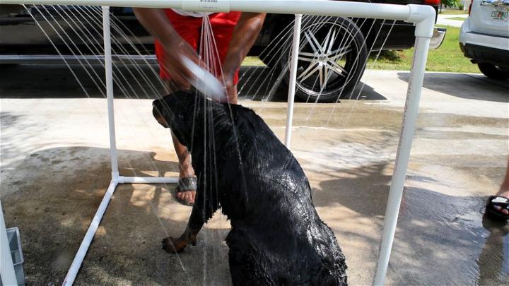 PVC Outdoor dog Shower