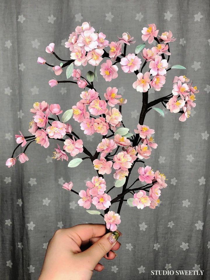 Paper Cherry Blossom Flowers