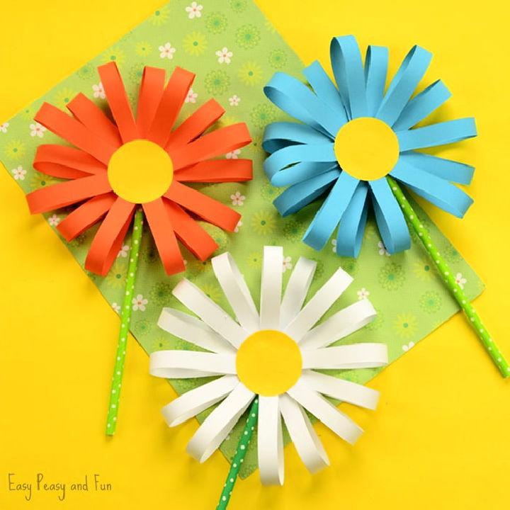 Paper Flowers for Younger Kids