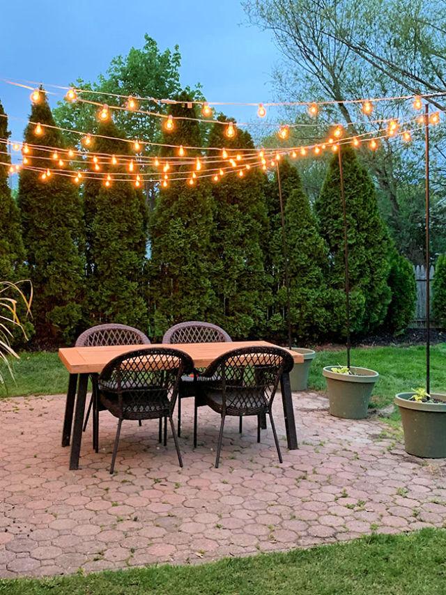 String Lights Over Your Patio
