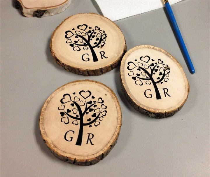 Personalized Wedding Coasters for Friends