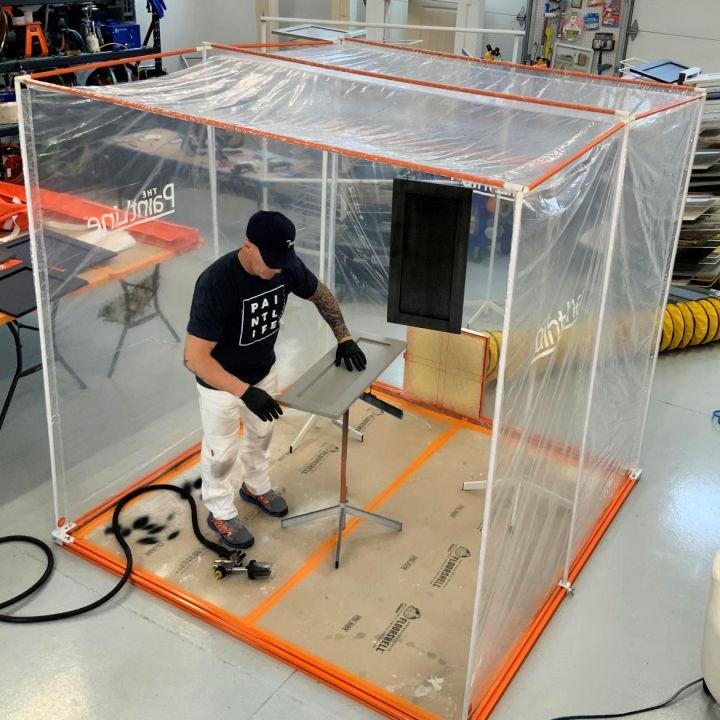 Portable Spray Paint Booth