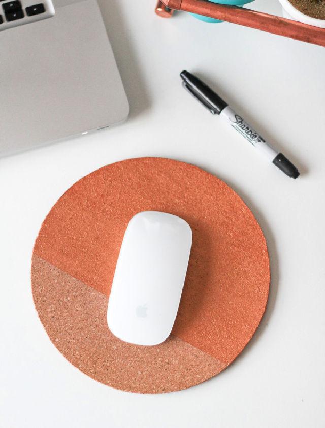 Pretty Cork Mousepad Tutorial