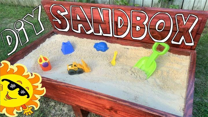 Quick and Easy DIY Wood Sandbox
