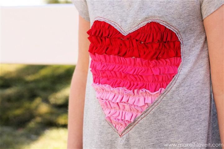 Ruffled Heart Valentine Dress