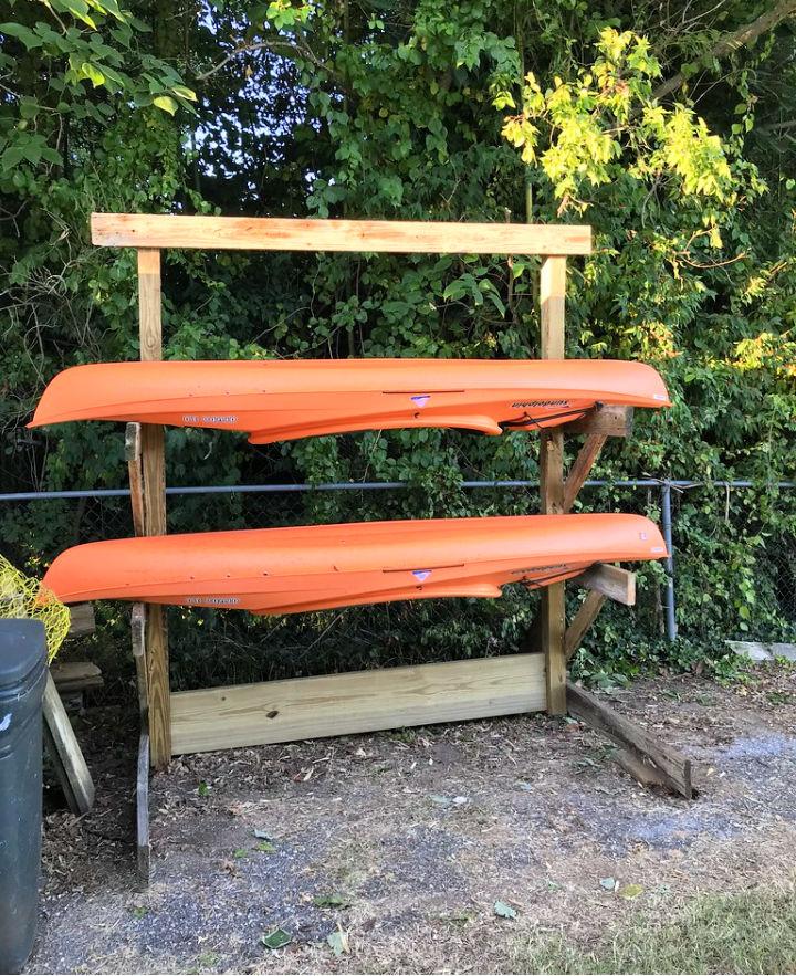 Spouse Unapproved Kayak Rack from Driftwood