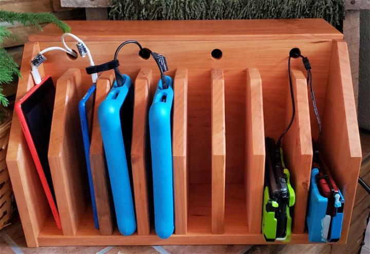 Tablet Organizer Charging Station