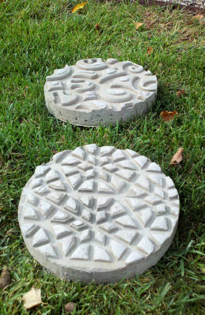 Textured Stepping Stones