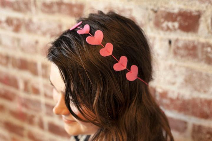 Valentines Day Heart Headband