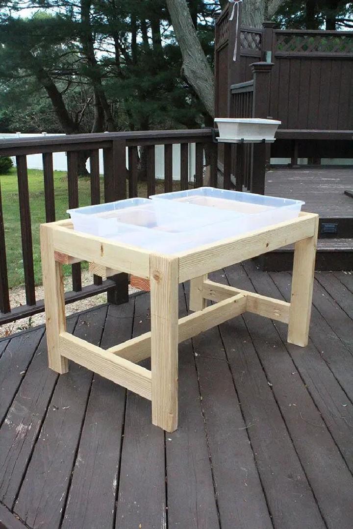 Water and Sand Table from 2x4s