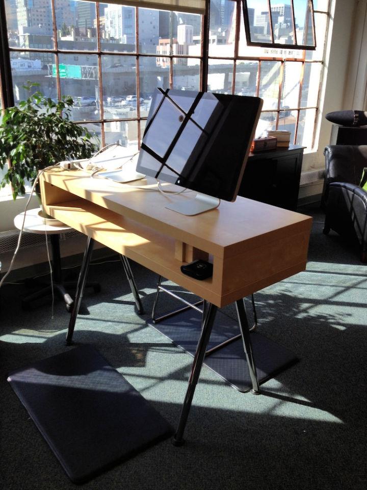 Adjustable Standing Desk Ikea Hack