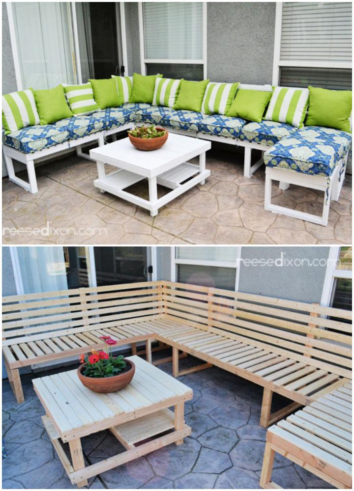 Build Your Own Outdoor Sectional