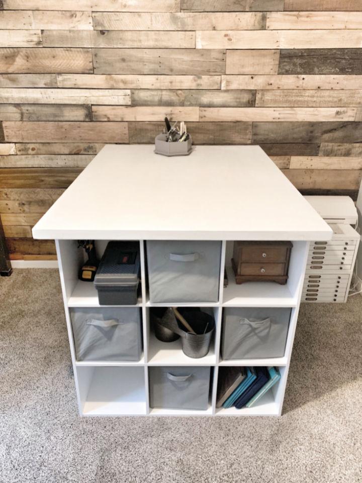 Build a Craft Table with Storage