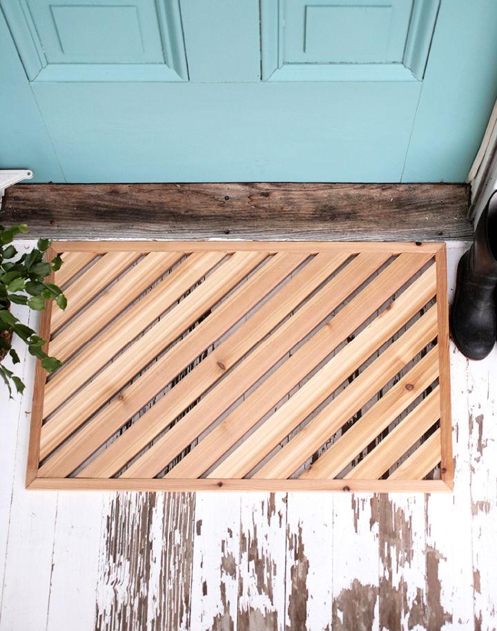 Build a Wooden Doormat