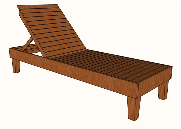 pool lounge chair plans