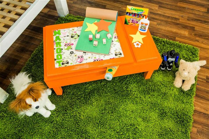 DIY Toddler Art Desk