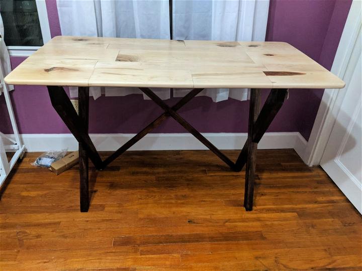 DIY Folding Craft Table