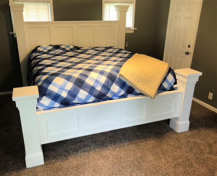 DIY King Size Storage Bed