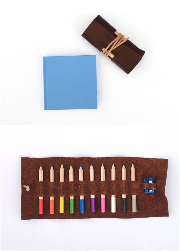 DIY Leather Pencil Case