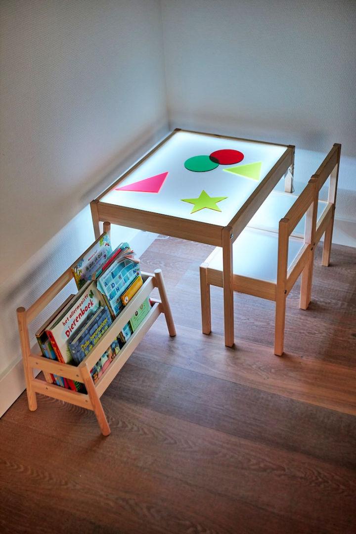 Diy light table for kids