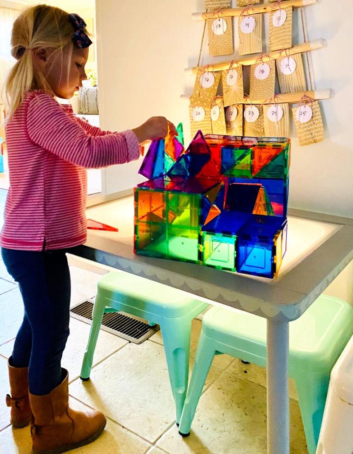 DIY Light Table for Toddlers and Kids