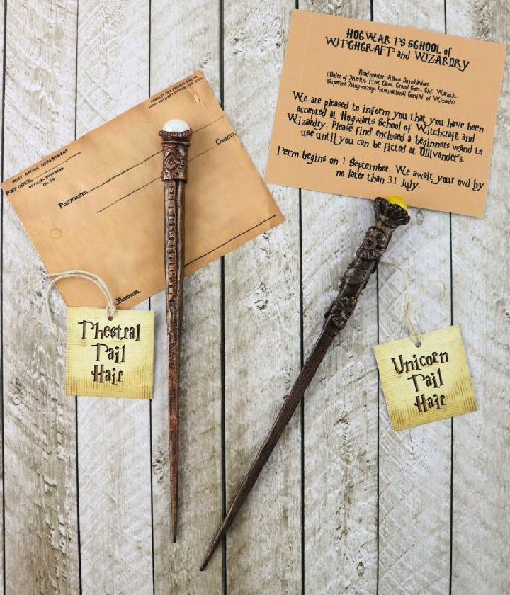 DIY Magic Wands with Clay