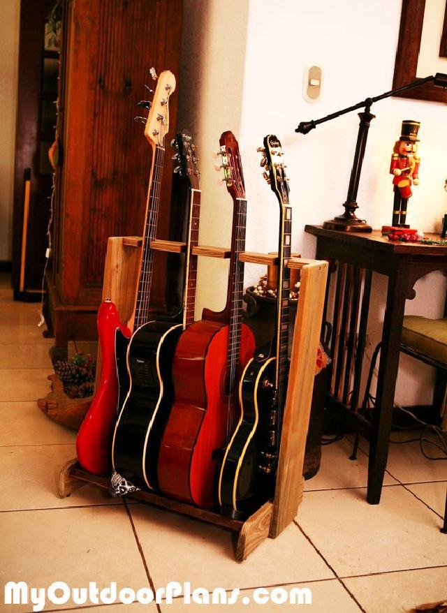 DIY Multiple Guitar Stand
