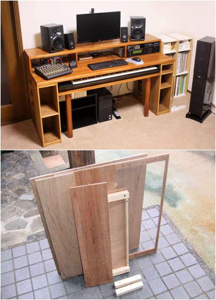 DIY Music Production Desk