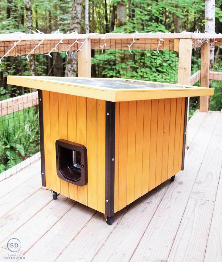 diy outdoor cat house plans