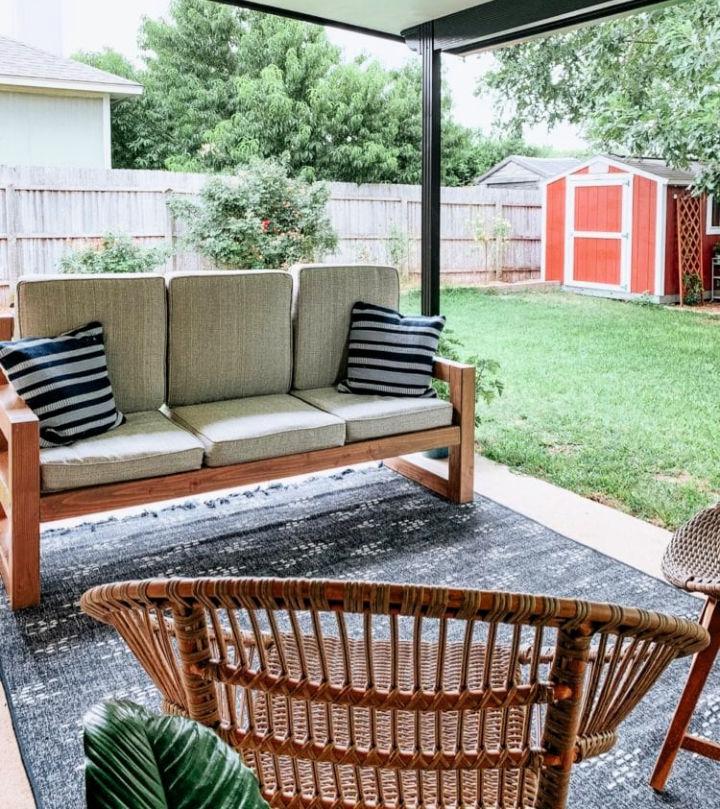 DIY Outdoor Couch