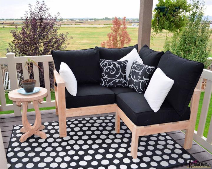 DIY Outdoor Seating Sectional