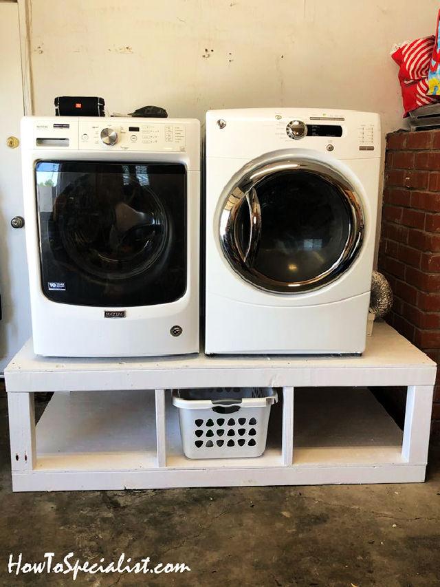 DIY Pedestals for Washer and Dryer