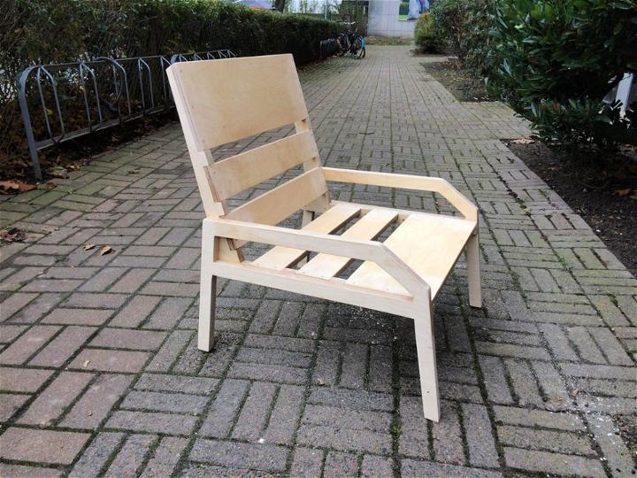 DIY Plywood Lounge Chair