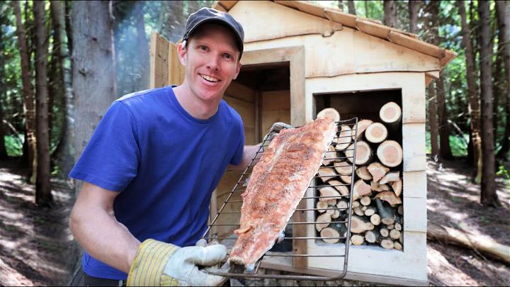 DIY Smokehouse at the Off Grid Cabin