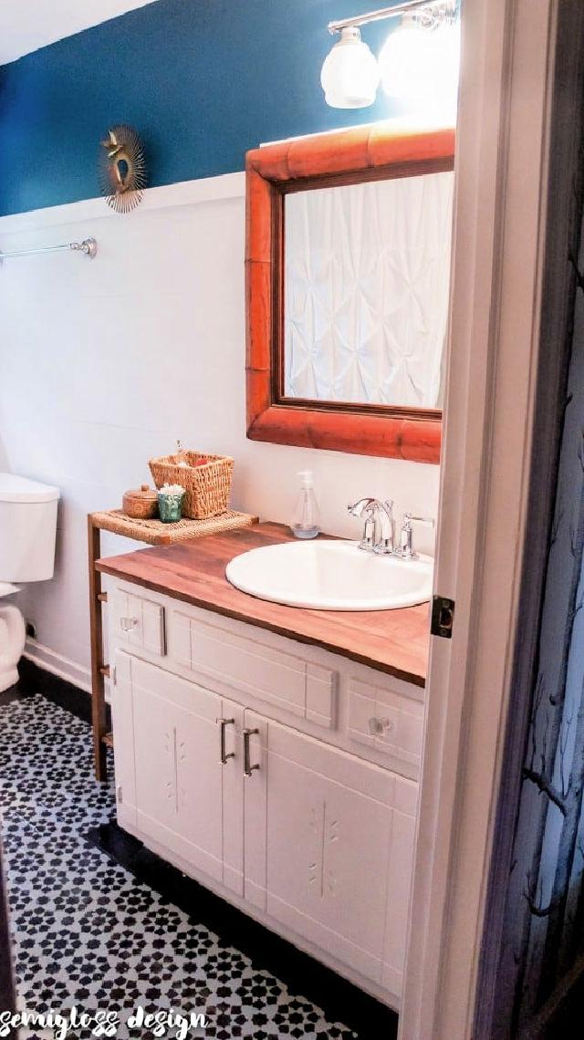 DIY Wood Countertops For A Bathroom