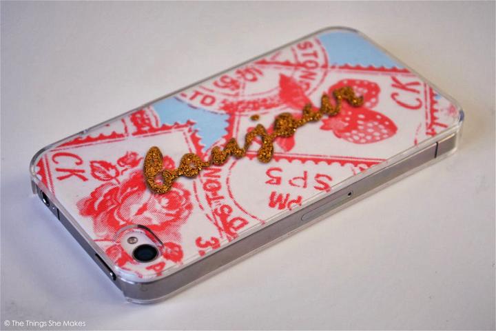 Decorate Phone Case With Nail Varnish