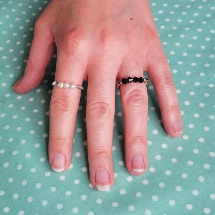 Delicate Beaded Ring in 30 Minutes