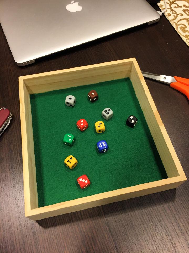 Easy DIY Dice Tray