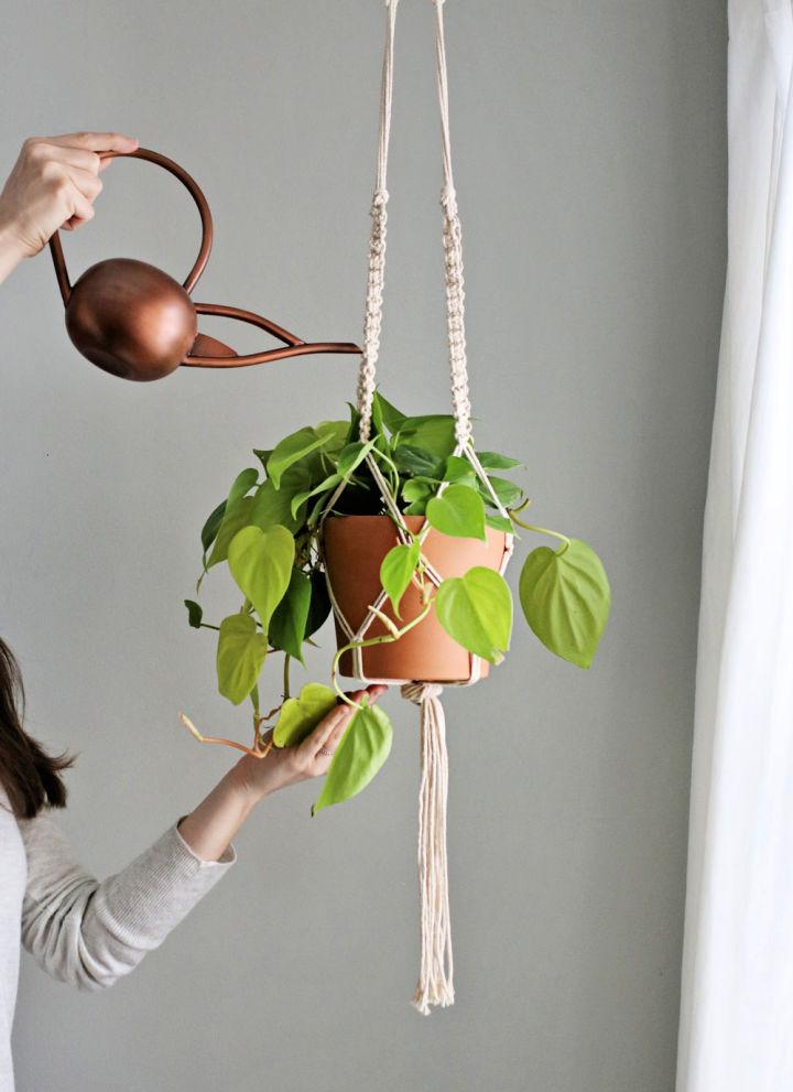 Easy DIY Macrame Plant Hanger