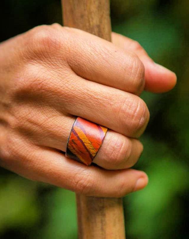 Easy to Make Leather Ring