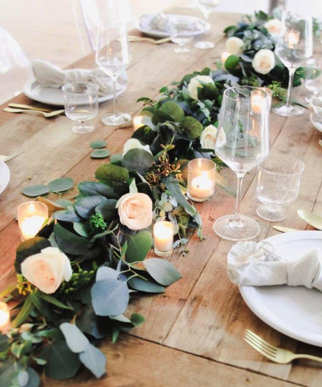 Eucalyptus Garland Easy Spring Centerpiece