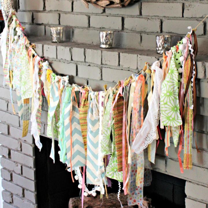 Fabric Garland for Baby Showers